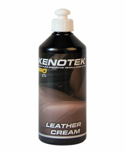 Leather Cream Kenotek Pro - emulsja czyszcząca 400ml + MIKROFIBRA