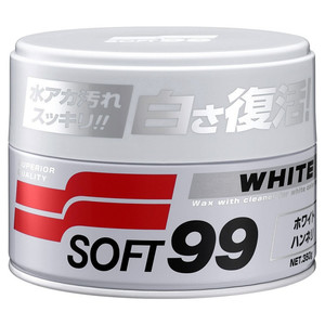 Soft99 White Soft Wax - wosk do jasnych lakierów - 350g