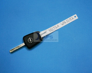 Standard - zawieszki serwisowe do kluczy, kluczyków  -  (białe) 1000 sztuk