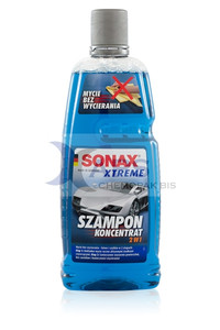 SONAX XTREME - Szampon 2w1 "mycie bez wycierania (koncetrat) - 1L